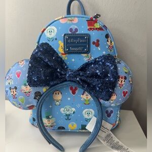 Bundle‼️‼️Disney  Loungefly Backpack Mickey Minnie Castle & Ears